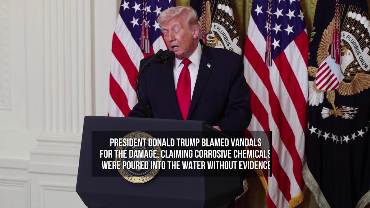 Video thumbnail for Vandals Warned of Criminal Charges Over Reflecting Pool Damage.