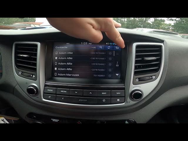 Video thumbnail for How to Make Phone Calls via Bluetooth in Hyundai Tucson III ( 2015 – 2020 ) | Dial a Number