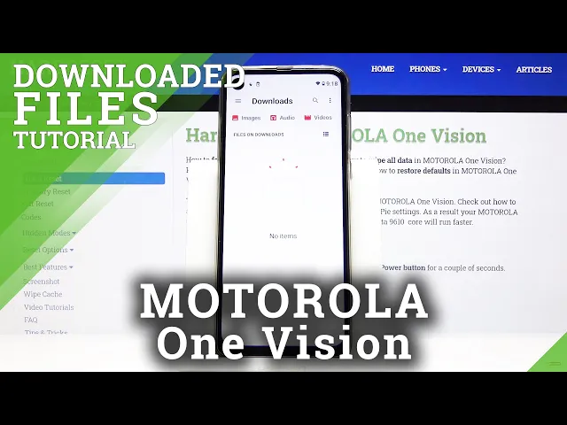 Video thumbnail for How to Find Downloaded Files in MOTOROLA One Vision – Downloading Folder