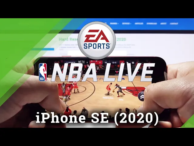Video thumbnail for TEST NBA 2K Live on iPhone SE (2020) – FPS / Drops / Crashes Checkup