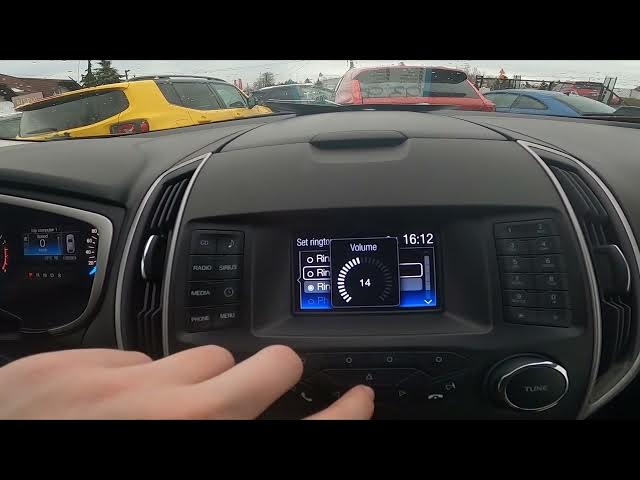 Video thumbnail for How to Change Ringtone Ford Edge II ( 2015 – 2020 ) - Adjust Ringtone Volume