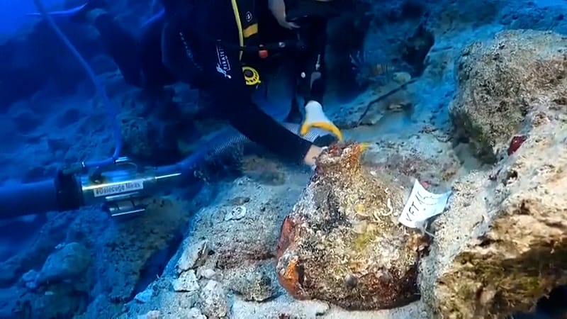 Video thumbnail for Turkey: Divers uncover treasures from 4,700-year-old shipwreck