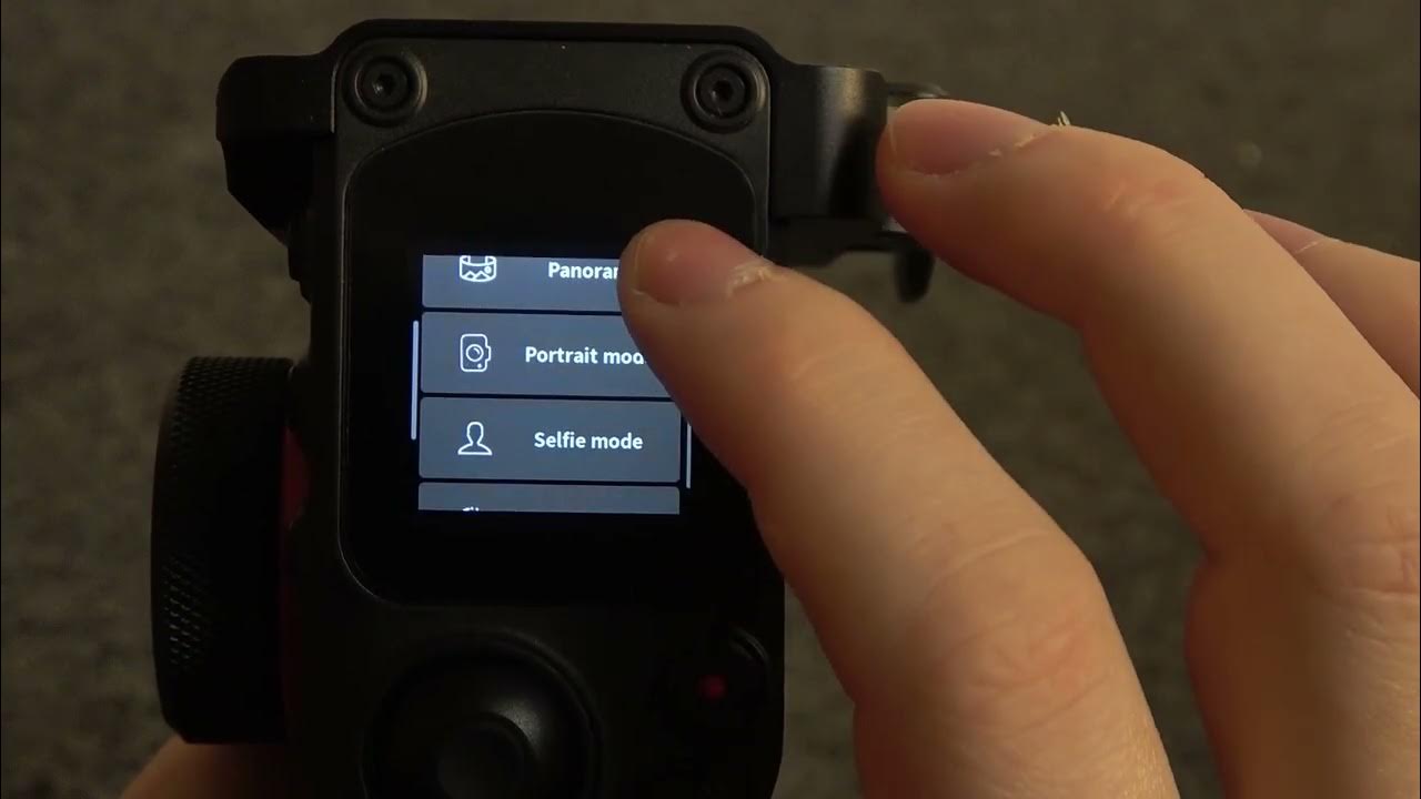 Video thumbnail for How to Change the Capture Mode in Manfrotto MVG300XM Gimbal - Modifying the Video Recording Scenario