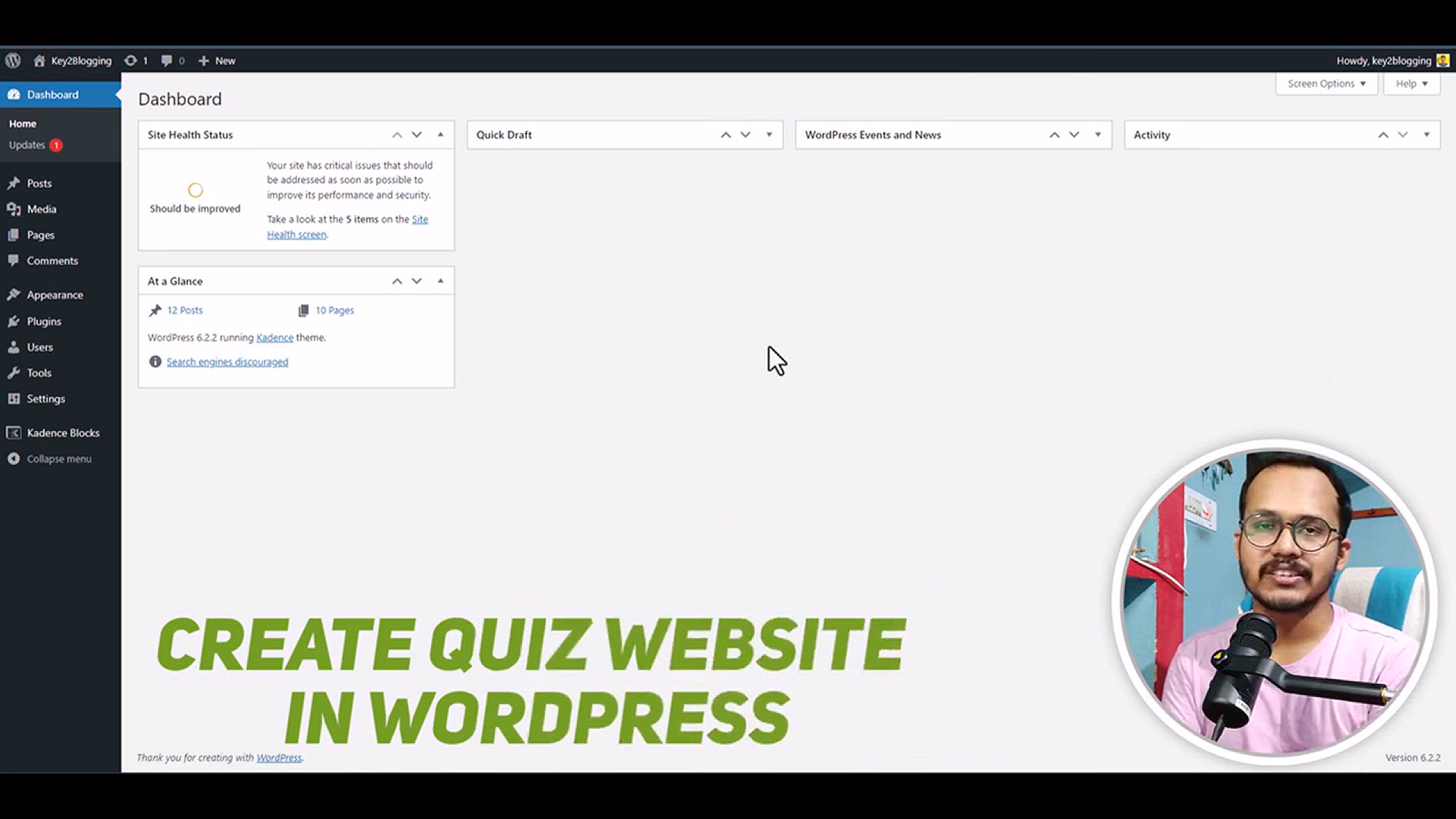 'Video thumbnail for How To Create A Quiz Website In WordPress (2023)'