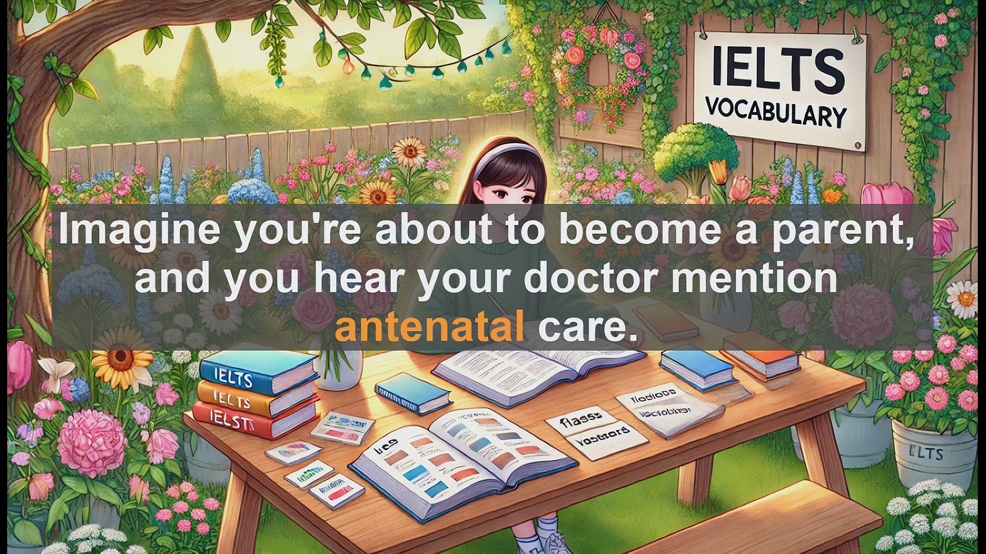 'Video thumbnail for 5000 Must Know IELTS 8.0 Vocabulary - Antenatal: Key Term for IELTS Learners Aiming for Band 8.0'