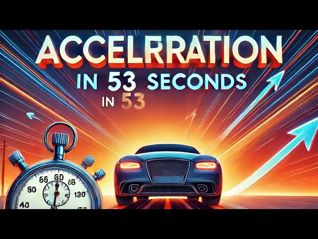 'Video thumbnail for Acceleration in Physics Explained in 53 Seconds'