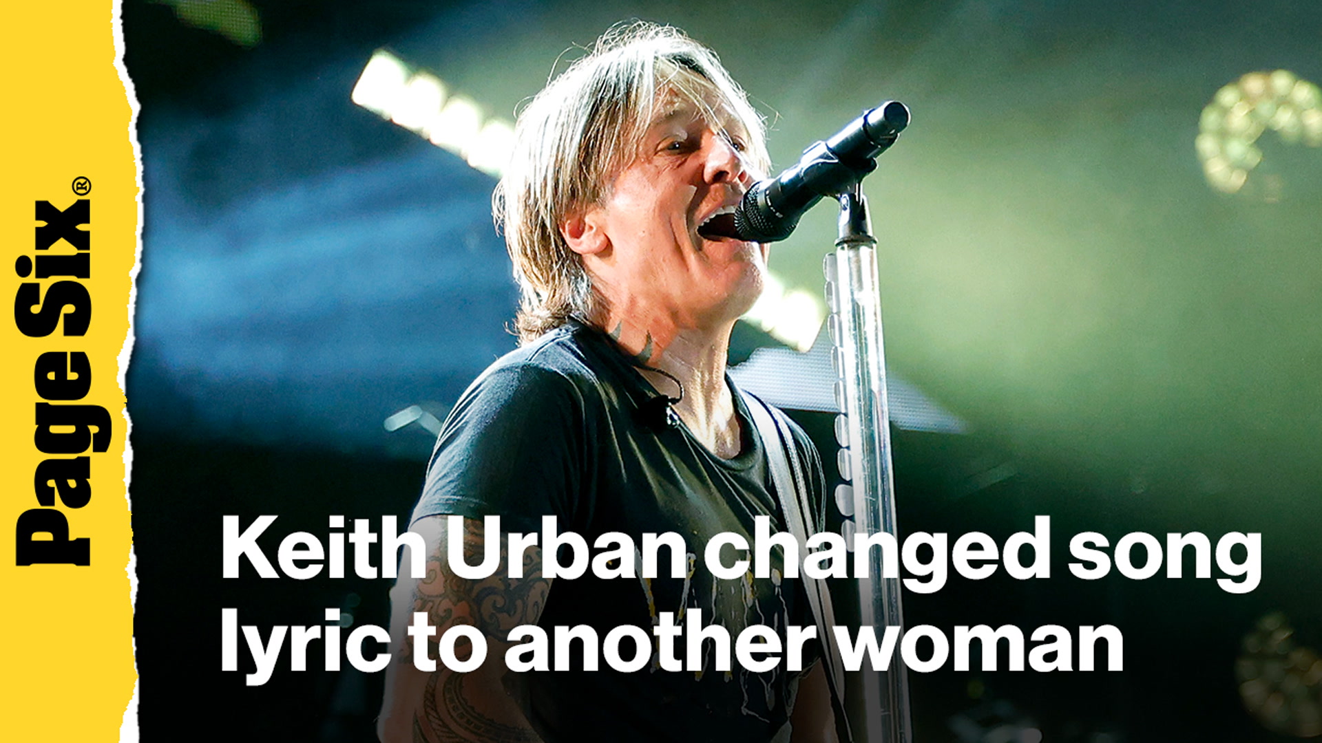 'Video thumbnail for 'Trashy' Keith Urban ripped for changing Nicole Kidman-inspired lyrics amid cheating rumors'