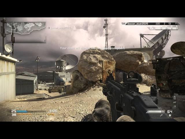 Video thumbnail for Call of Duty: Ghosts - Heavy Duty TDM on Overlord Map: Private First Class, 2nd Place Kill, SC-2010