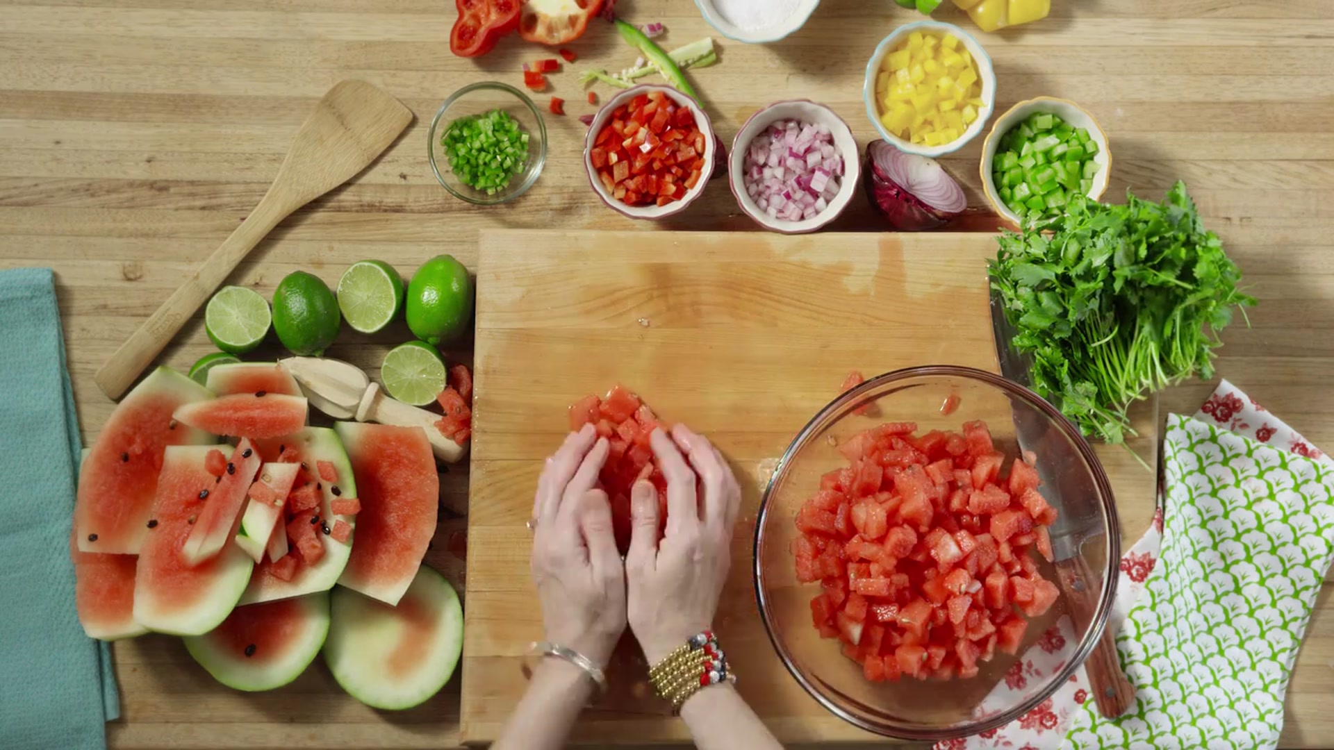 Video thumbnail for Watermelon Salsa by The Pioneer Woman(720P HD)
