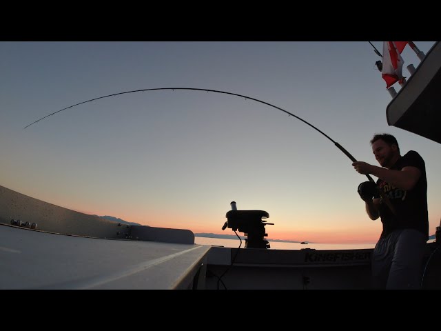 Video thumbnail for Tidal Summer Chinook Salmon Fishing in the Strait of Georgia