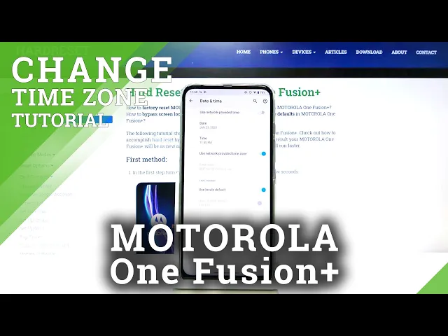 Video thumbnail for How to Update Date & Time in MOTOROLA One Fusion+ - Time Adjustment