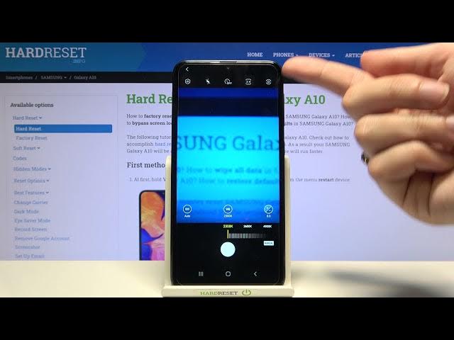 Video thumbnail for Turn On and Use Camera Pro Mode - SAMSUNG Galaxy A10