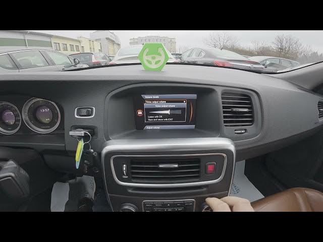 Video thumbnail for Volvo S60 II (2010-2019) – How to Adjust Voice Output Volume