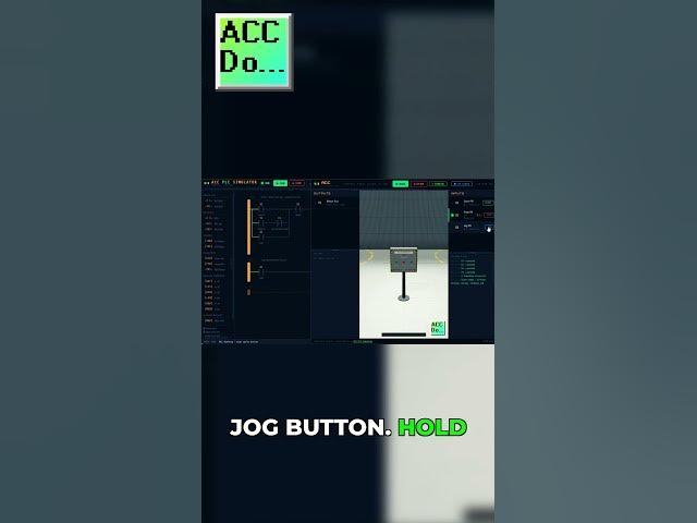 Video thumbnail for Witness PLC Jog & Seal In in Action!