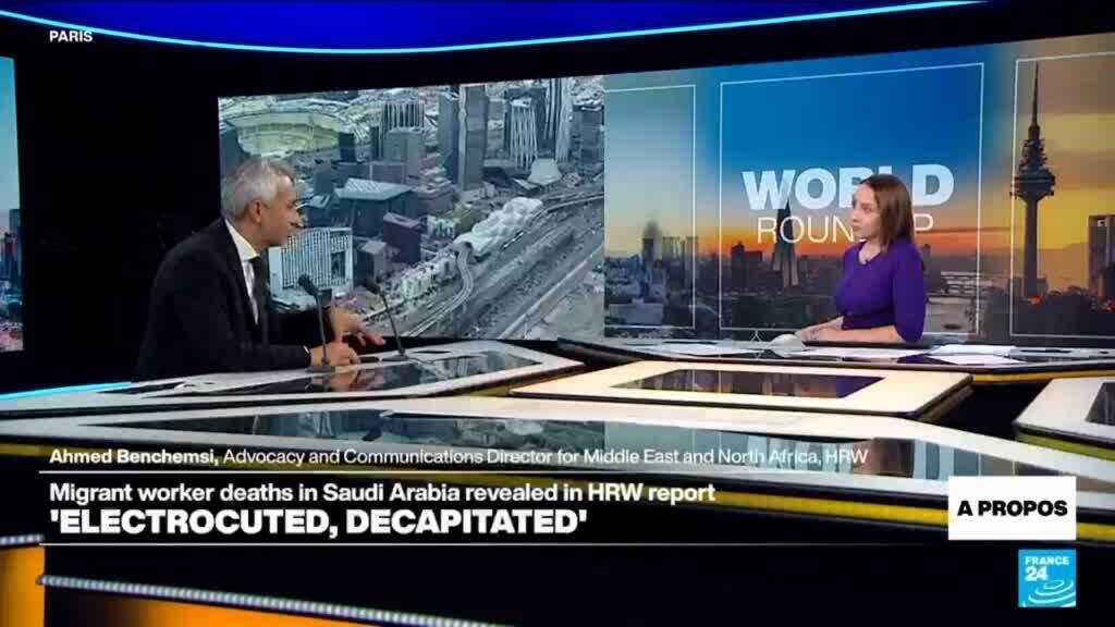 Video thumbnail for HRW report: migrant workers in Saudi Arabia electrocuted, decapitated and falling to death