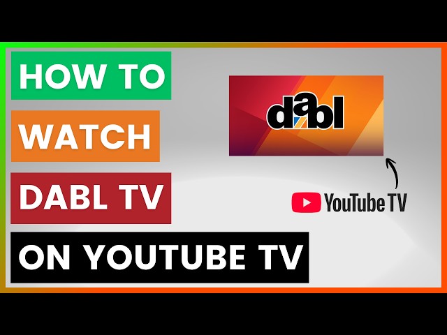 Video thumbnail for How To Watch Dabl TV On YouTube TV? [in 2026]