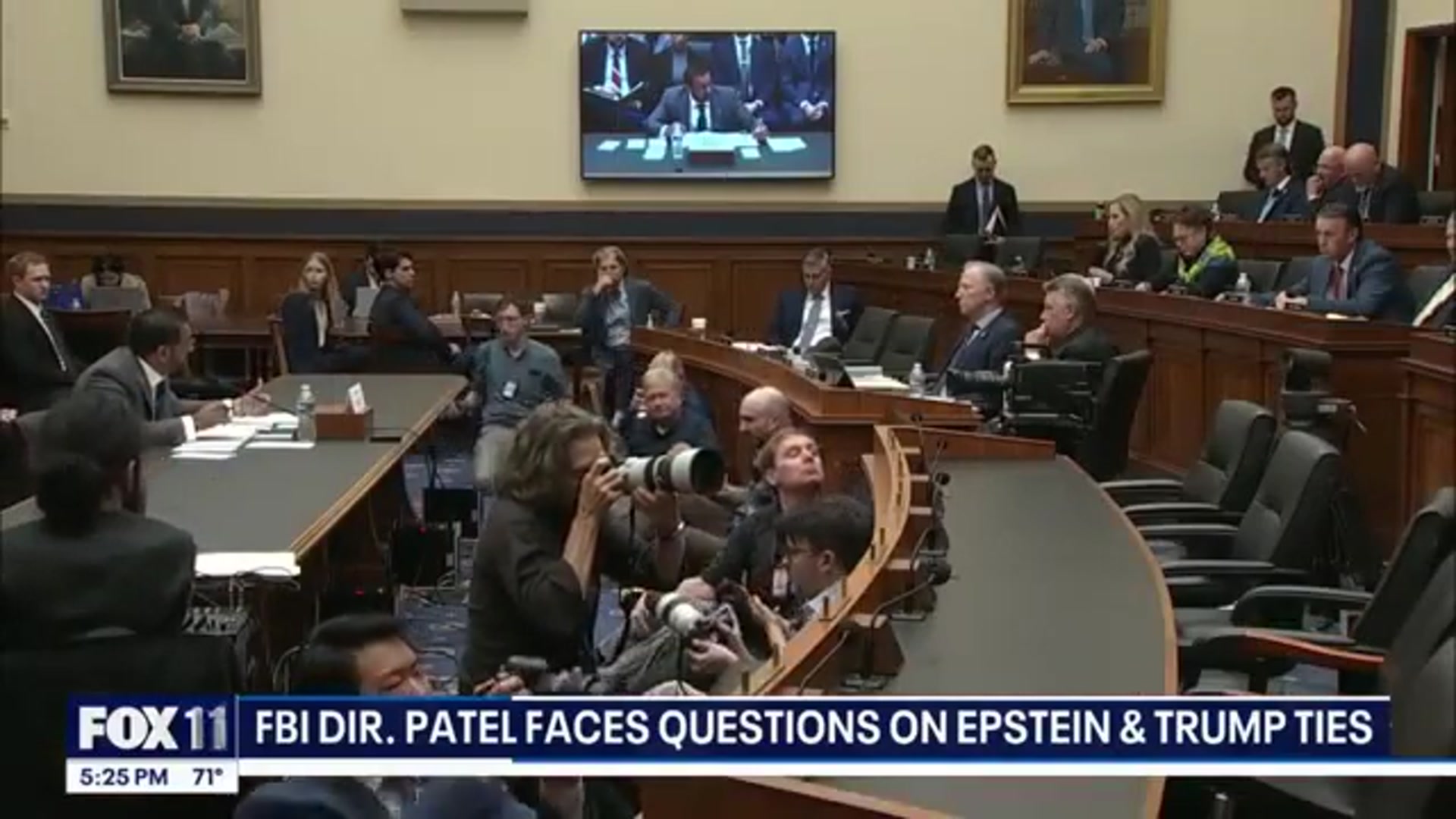 Video thumbnail for Kash Patel questioned about Epstien Files