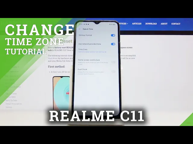 Video thumbnail for How to Update Date & Time on REALME C11 – Time Configuration