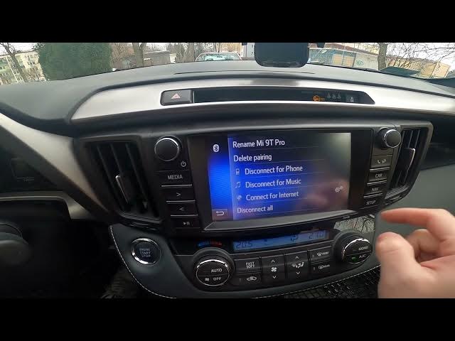 Video thumbnail for How to Disconnect Phone from Radio Bluetooth in Toyota RAV 4 IV (2013 - 2018) - Unpair Phone