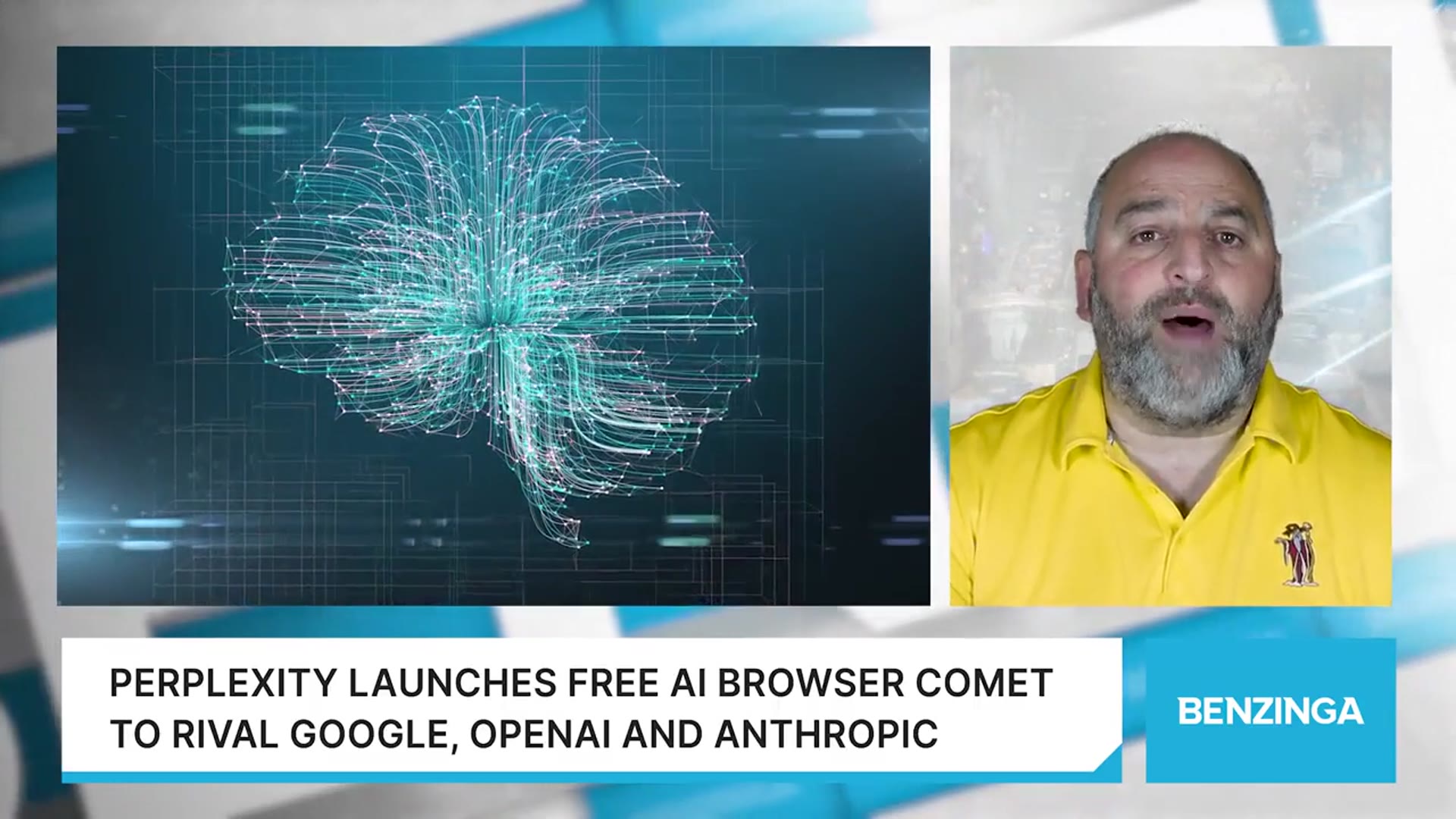 'Video thumbnail for Perplexity Launches Free AI Browser Comet To Rival Google, OpenAI And Anthropic'