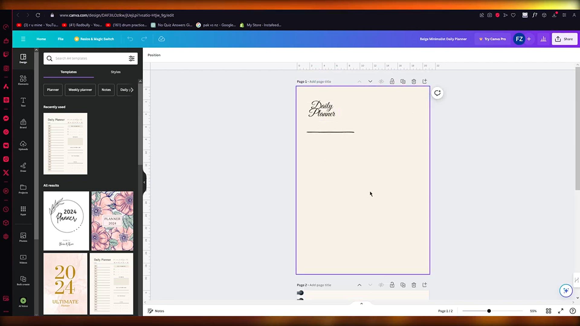 'Video thumbnail for How To Copy Canva Design To Another Design'