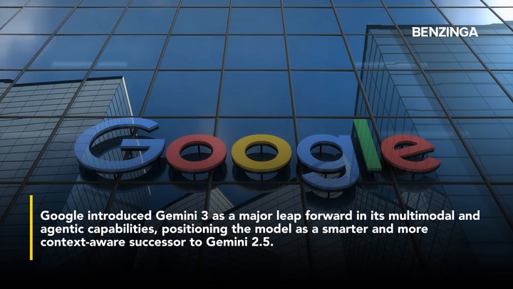 Video thumbnail for Sundar Pichai Introduces Gemini 3 As Google's 'Most Intelligent' AI Model- 'Get What You Need With Less Prompting'