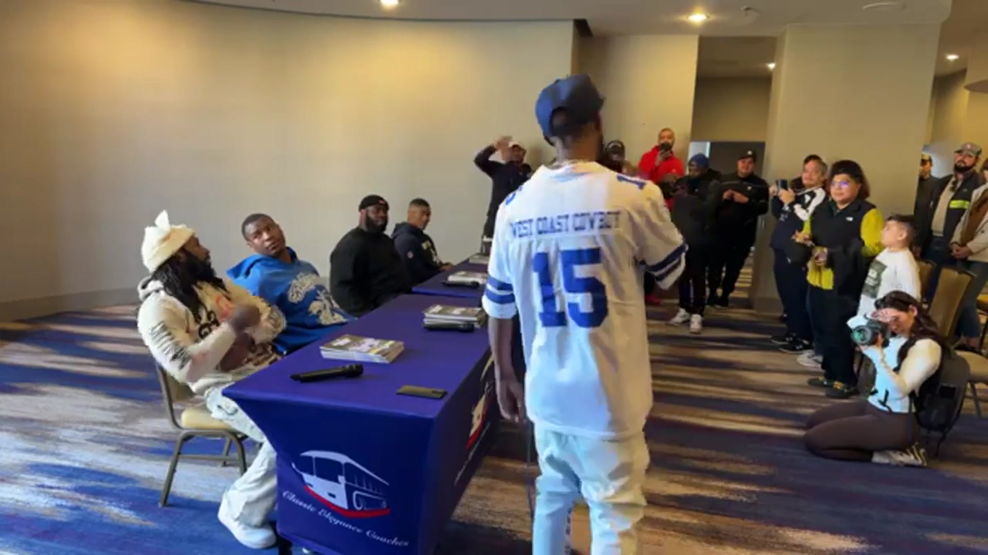 Video thumbnail for law nation sports: cowboys x packers playoff hype: fan event, autographs, and football fandom!