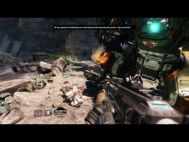 Video thumbnail for Titanfall 2 - BT-7274: Return to Captain Tai Lastimosa's Titan With The Battery, Jack Meets "BT" PS4