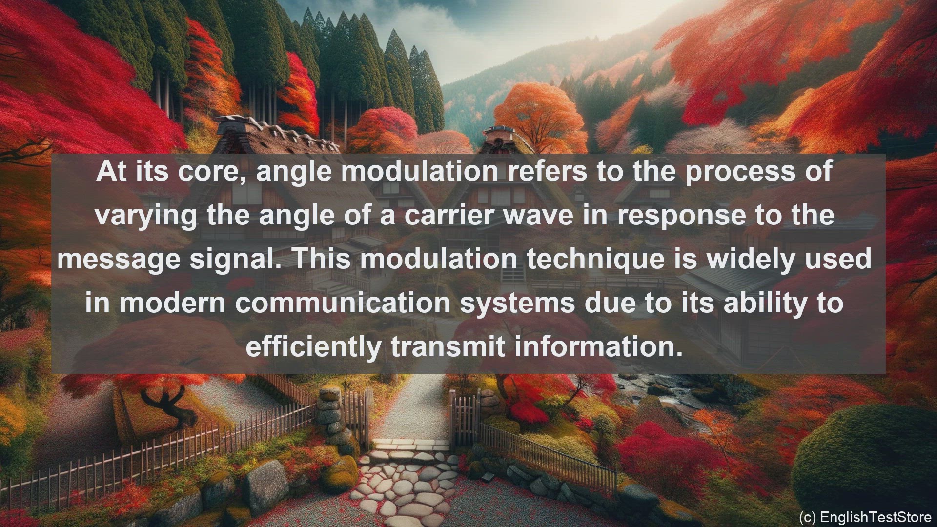 'Video thumbnail for Angle modulation in science  definition and examples'