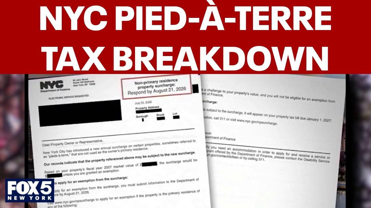 Video thumbnail for NYC's pied-à-terre tax explained: Who has to pay and who doesn't?