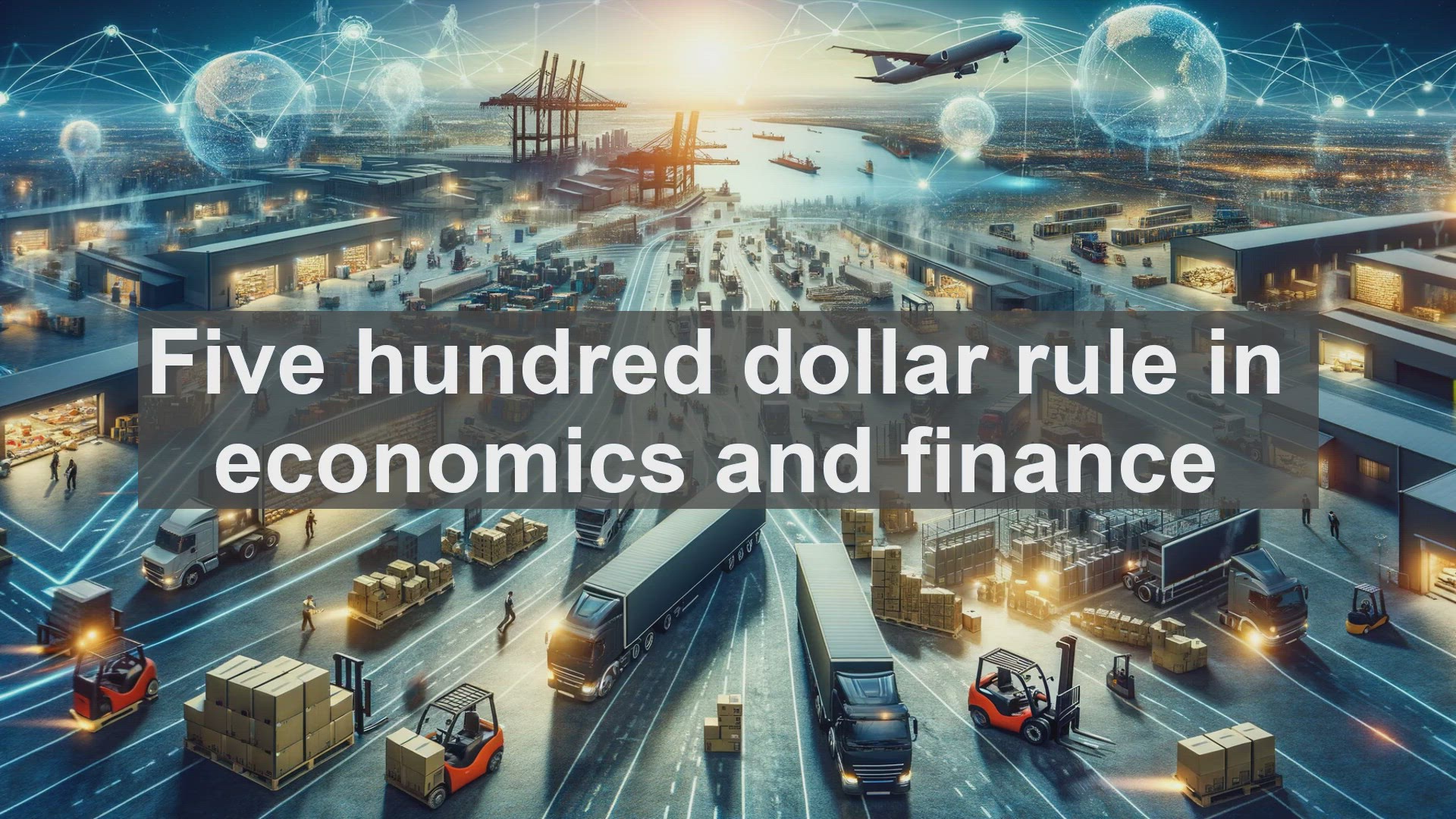 'Video thumbnail for Five hundred dollar rule in economics and finance'