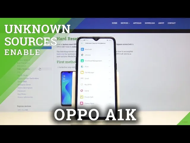 Video thumbnail for How to Enable Unknown Sources in OPPO A1K – Allow App Installation