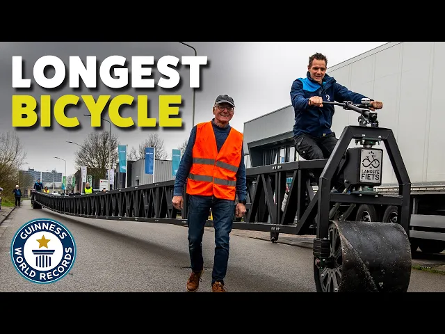 'Video thumbnail for Building The World's Longest Bicycle'