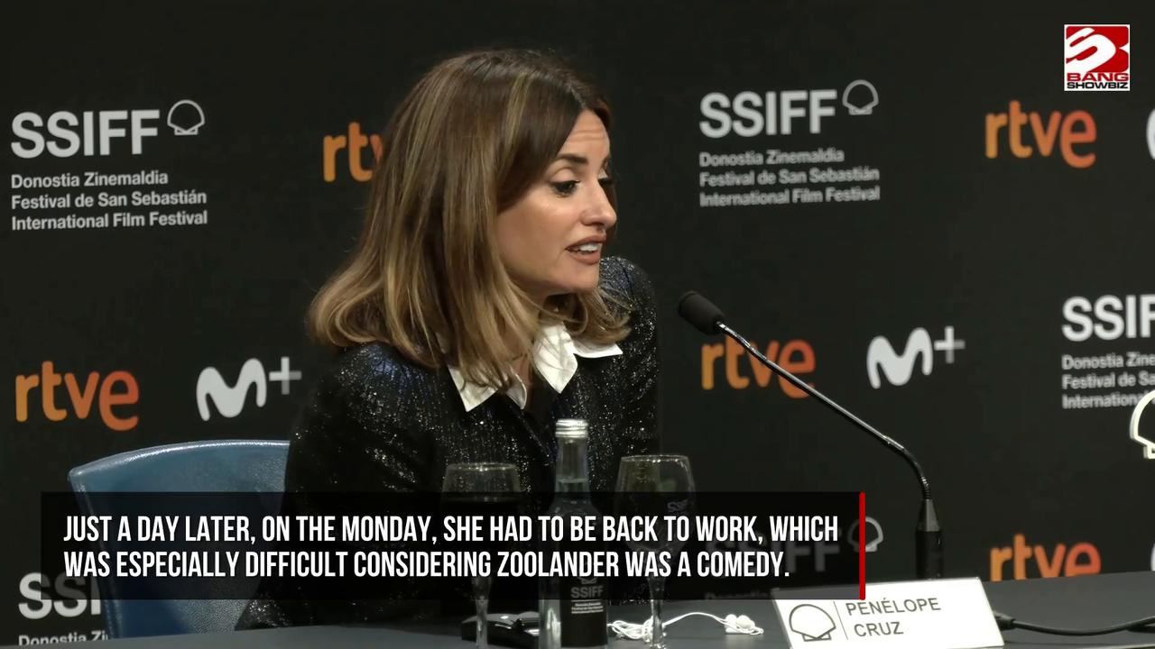 Video thumbnail for Penelope Cruz shot Zoolander one day after her father died