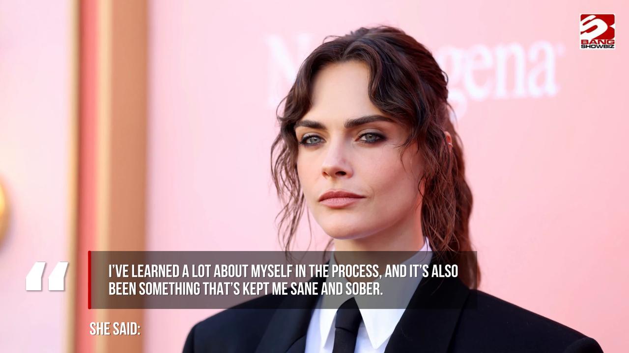 Video thumbnail for Cara Delevingne's album helped her to remain 'sane and sober'