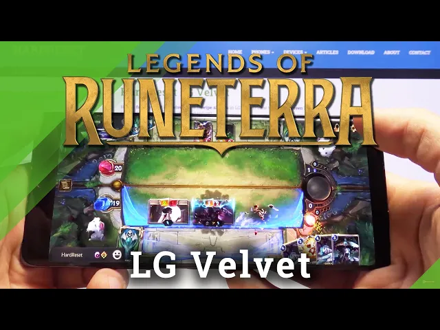 Video thumbnail for How to Play Legends of Runeterra on LG VELVET – Quality Checkup