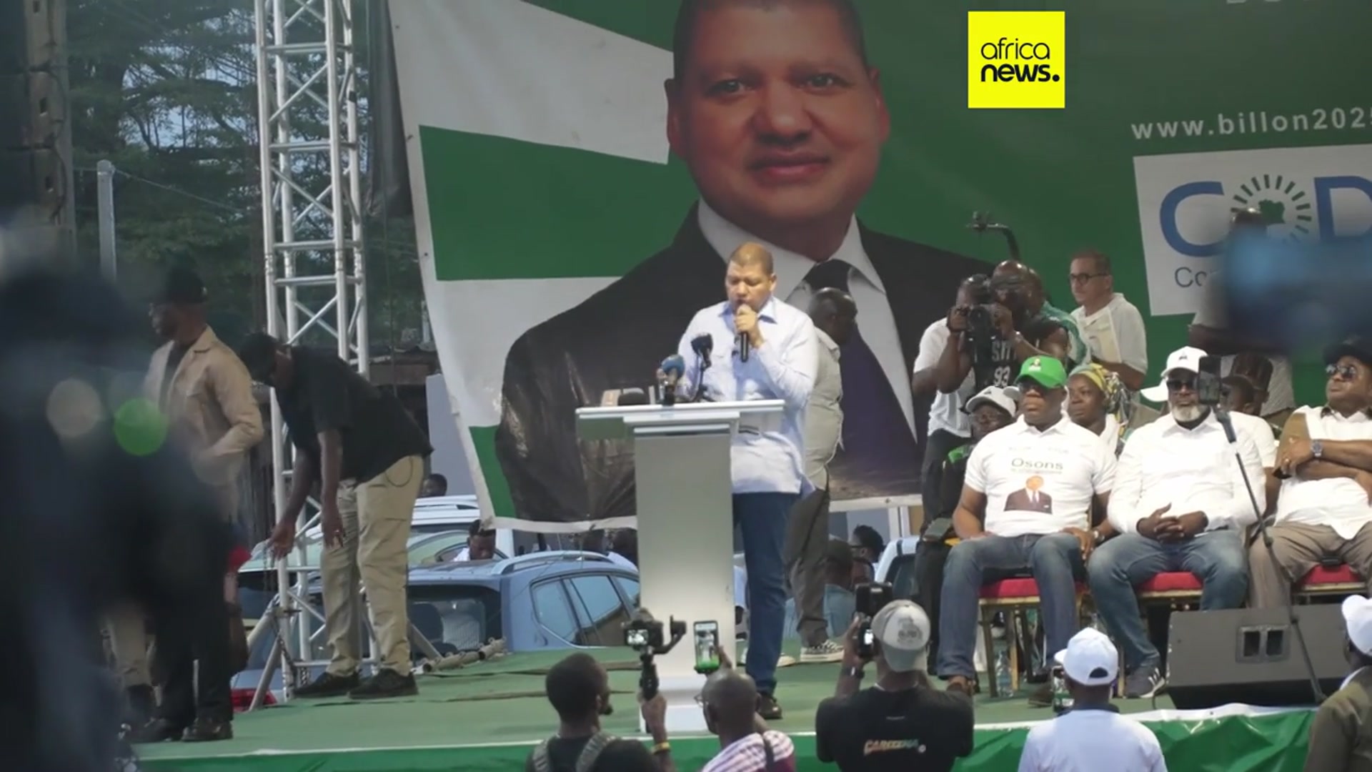 'Video thumbnail for Ivorian presidential candidate's offers youth a message of hope'