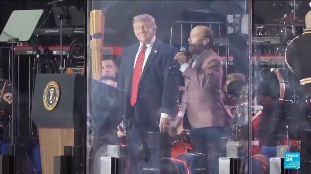Video thumbnail for Trump marks nation's 250th birthday with campaign-style rally