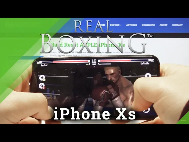 Video thumbnail for iPhone Xs Real Boxing GamePlay Test / FPS Checkup