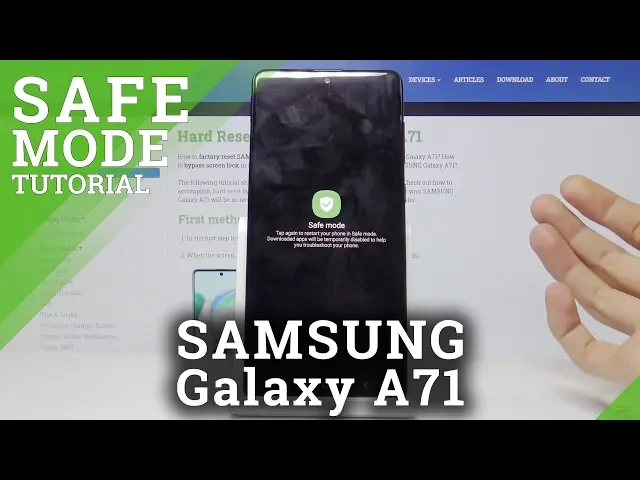 Video thumbnail for How to Enable Safe Mode on Samsung Galaxy A71 – Basic Usage of Safe Mode