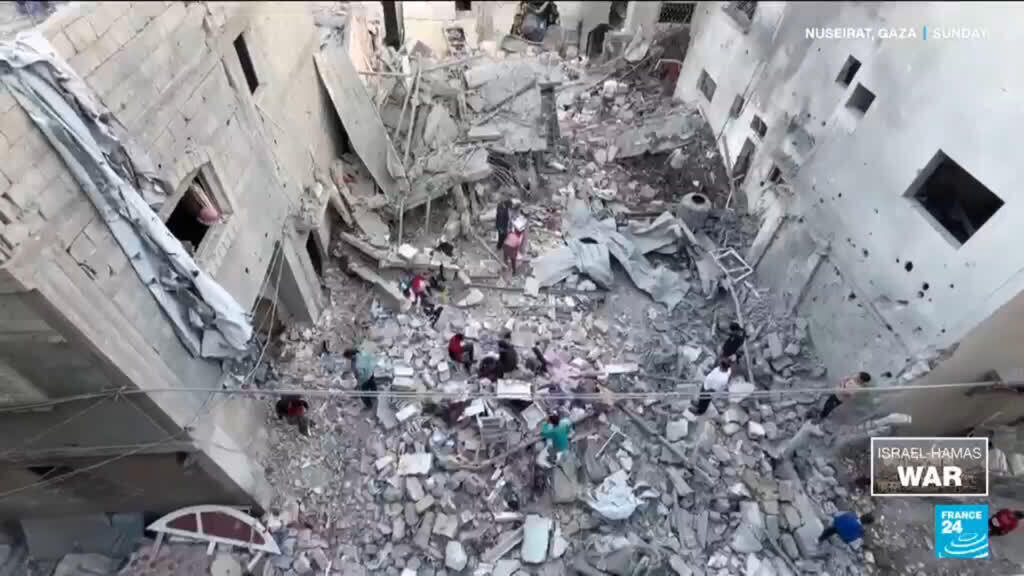 Video thumbnail for Gaza civil defence says 21 killed in Israeli strikes