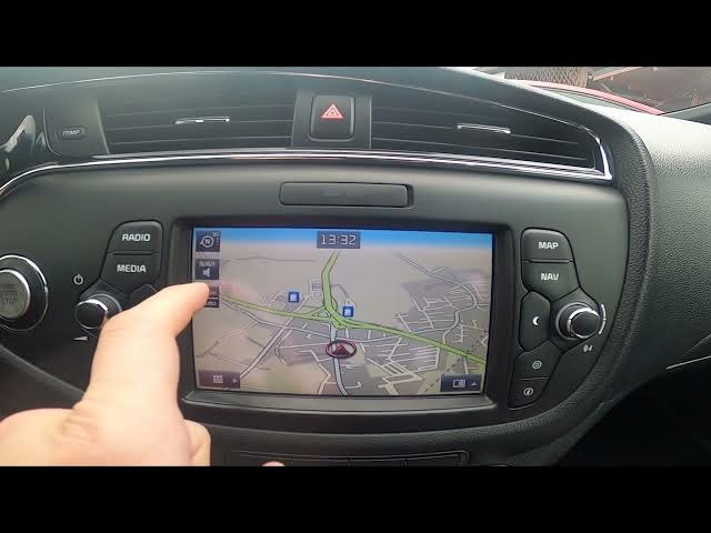 Video thumbnail for How to Enter Map in Kia Ceed II ( 2012 - 2018 ) - Open and Manage Map