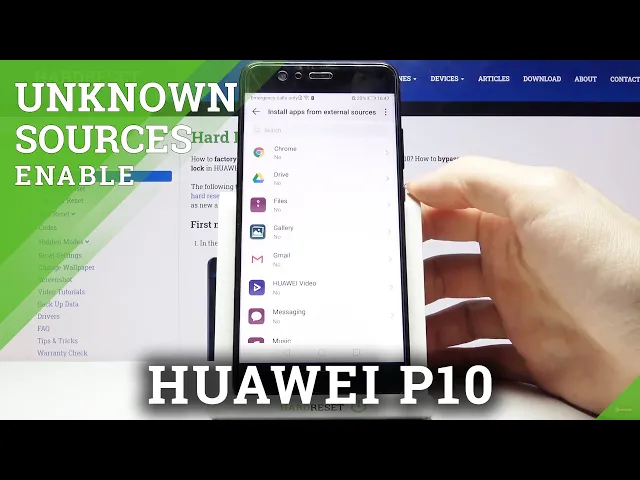 Video thumbnail for How to Enable Unknown Sources in HUAWEI P10 – Allow App Installation