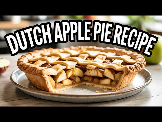 Video thumbnail for Dutch Apple Pie Recipe – Classic Apple Pie with Crumb Topping (Sweet & Spiced)