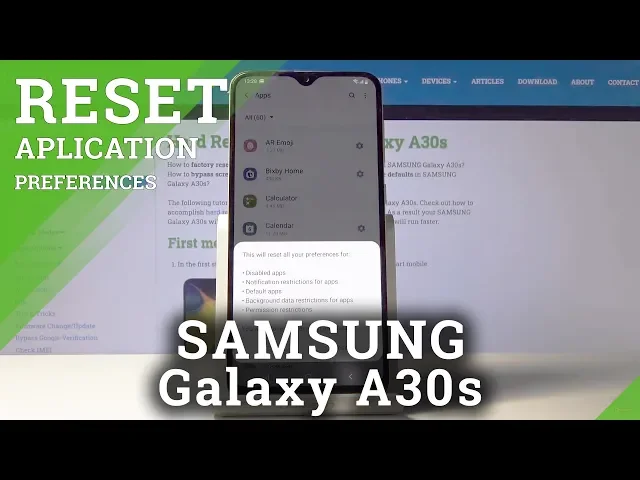 Video thumbnail for How to Reset Apps in SAMSUNG Galaxy A30s – Restore Apps Settings