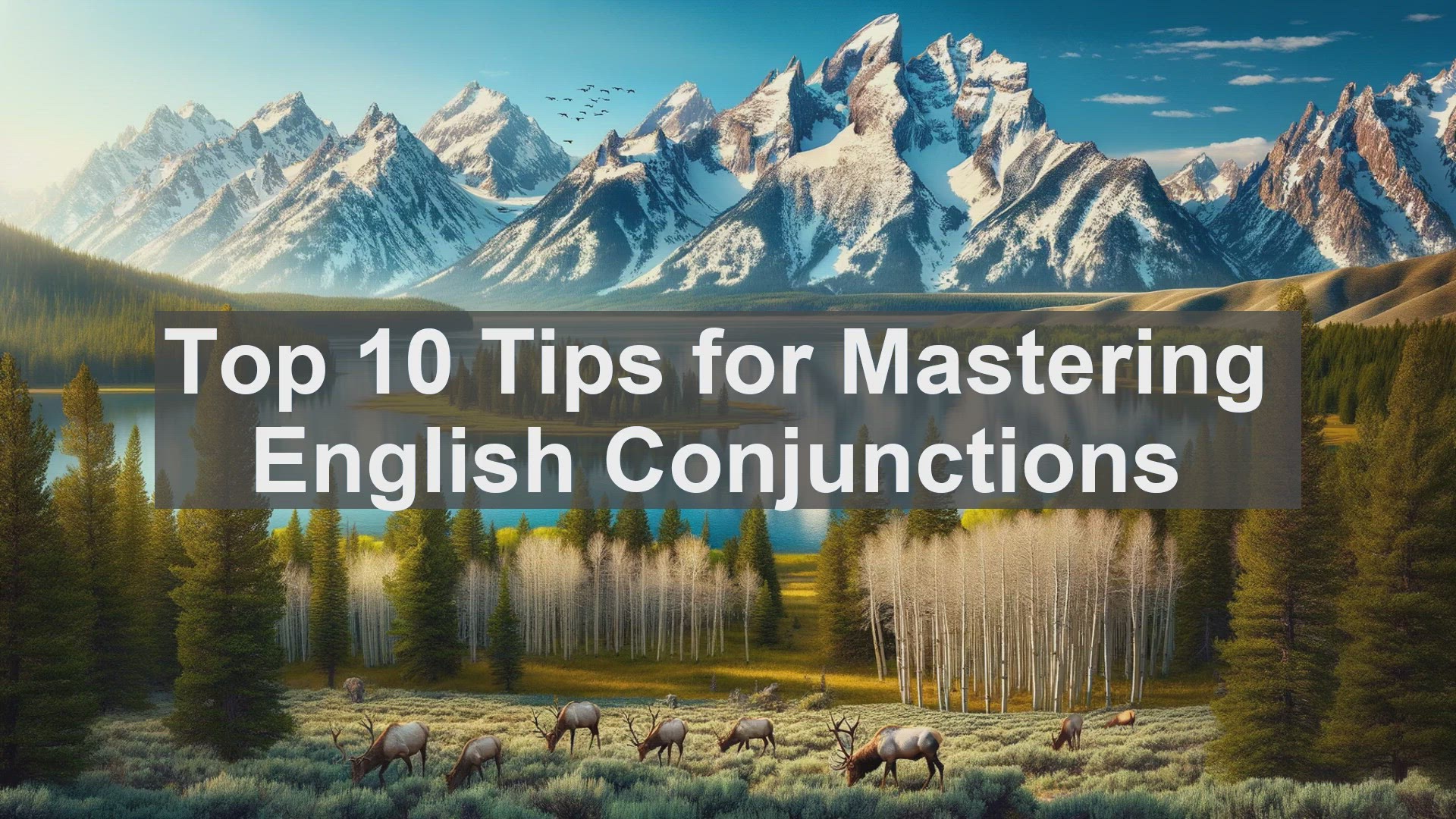 'Video thumbnail for Top 10 Tips for Mastering English Conjunctions'