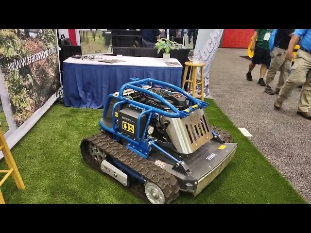 Video thumbnail for Tracmow Remote Control Slope Mower at PWX Conference