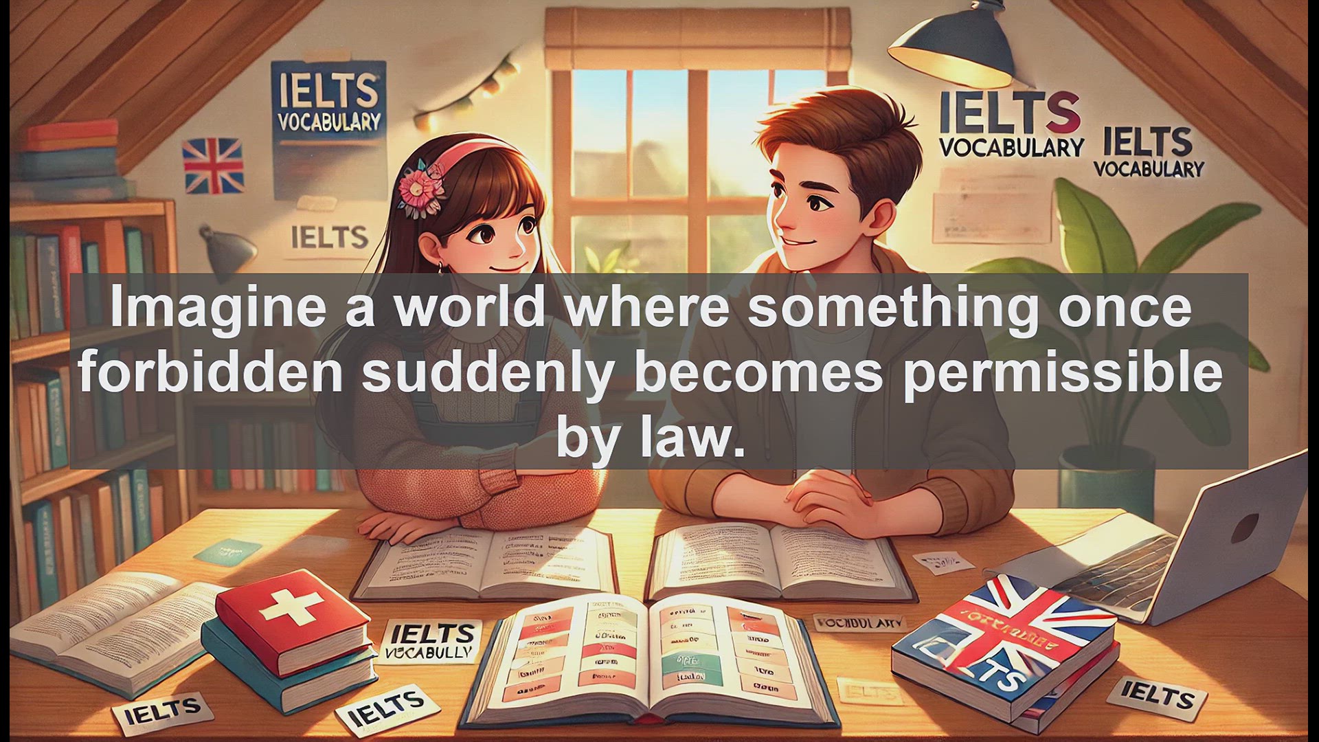 'Video thumbnail for 5000 Must Know IELTS 8.0 Vocabulary - Mastering 'Legalize' for IELTS Success'