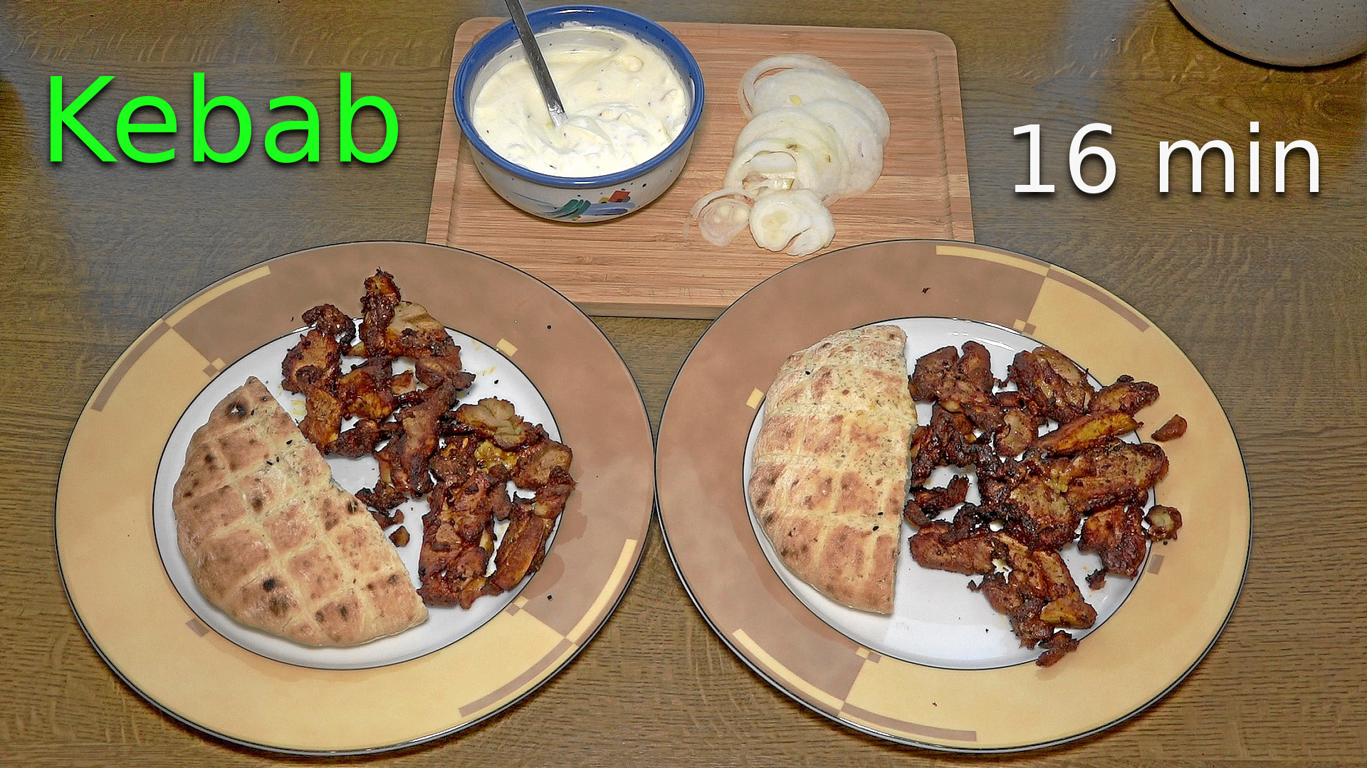 Video thumbnail for Kebab in 16 Minuten zubereiten