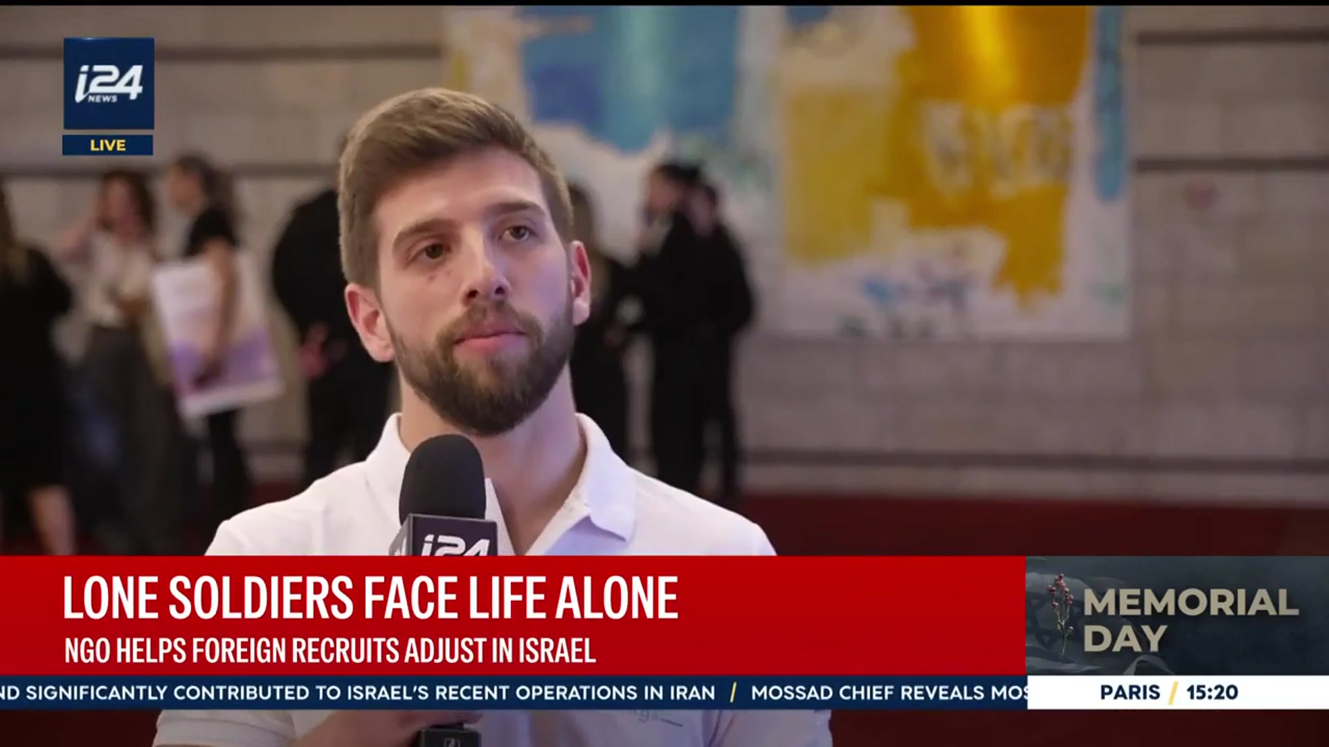 Video thumbnail for Lone soldiers face life alone: NGO helps foreign recruits adjust in Israel